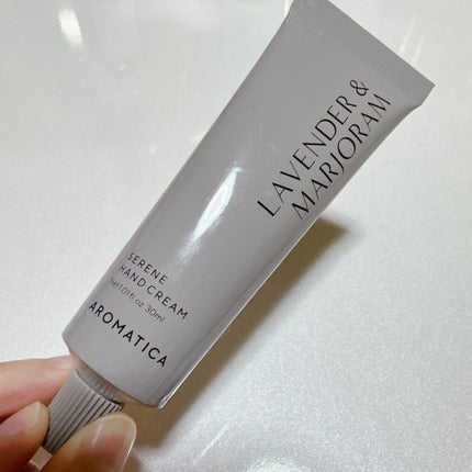サレンハンドクリームラベンダー&マジョラム/AROMATICA/ハンドクリームを使ったクチコミ(2枚目)