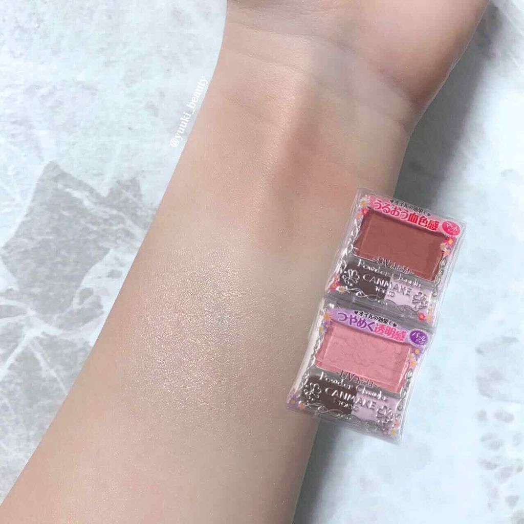 【旧品】パウダーチークス/キャンメイク/パウダーチークを使ったクチコミ（3枚目）