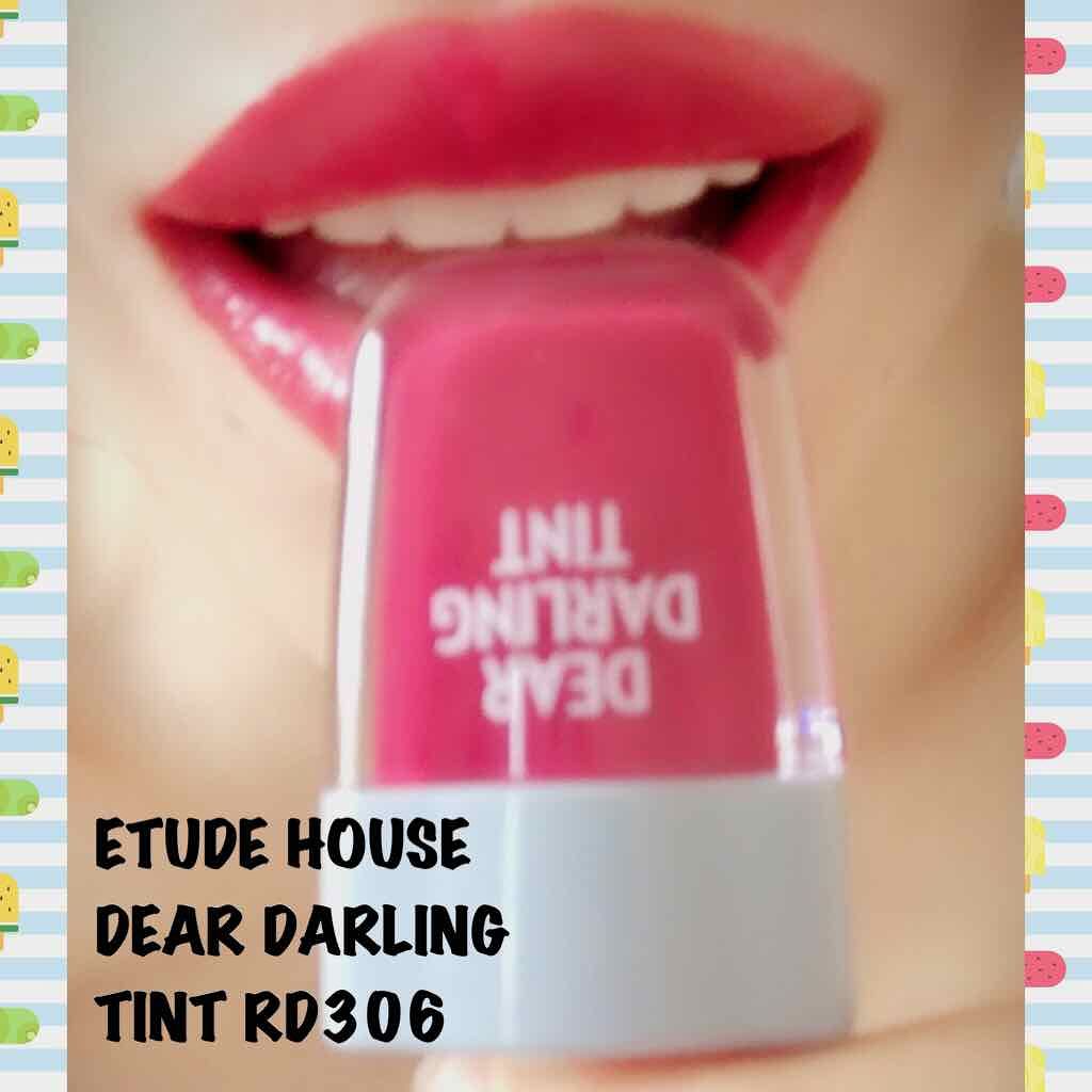 ディアダーリン ウォータージェルティント (アイスティント)/ETUDE/口紅を使ったクチコミ(1枚目)