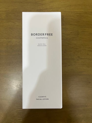 クリアVCフェイシャルローション/BORDER FREE cosmetics/化粧水を使ったクチコミ（1枚目）