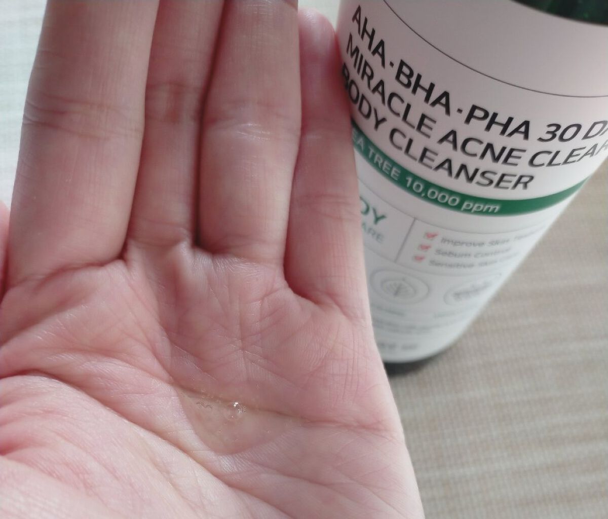 AHA·BHA·PHA 30デイズミラクルアクネボディクレンザー/SOME BY MI/ボディソープを使ったクチコミ（3枚目）