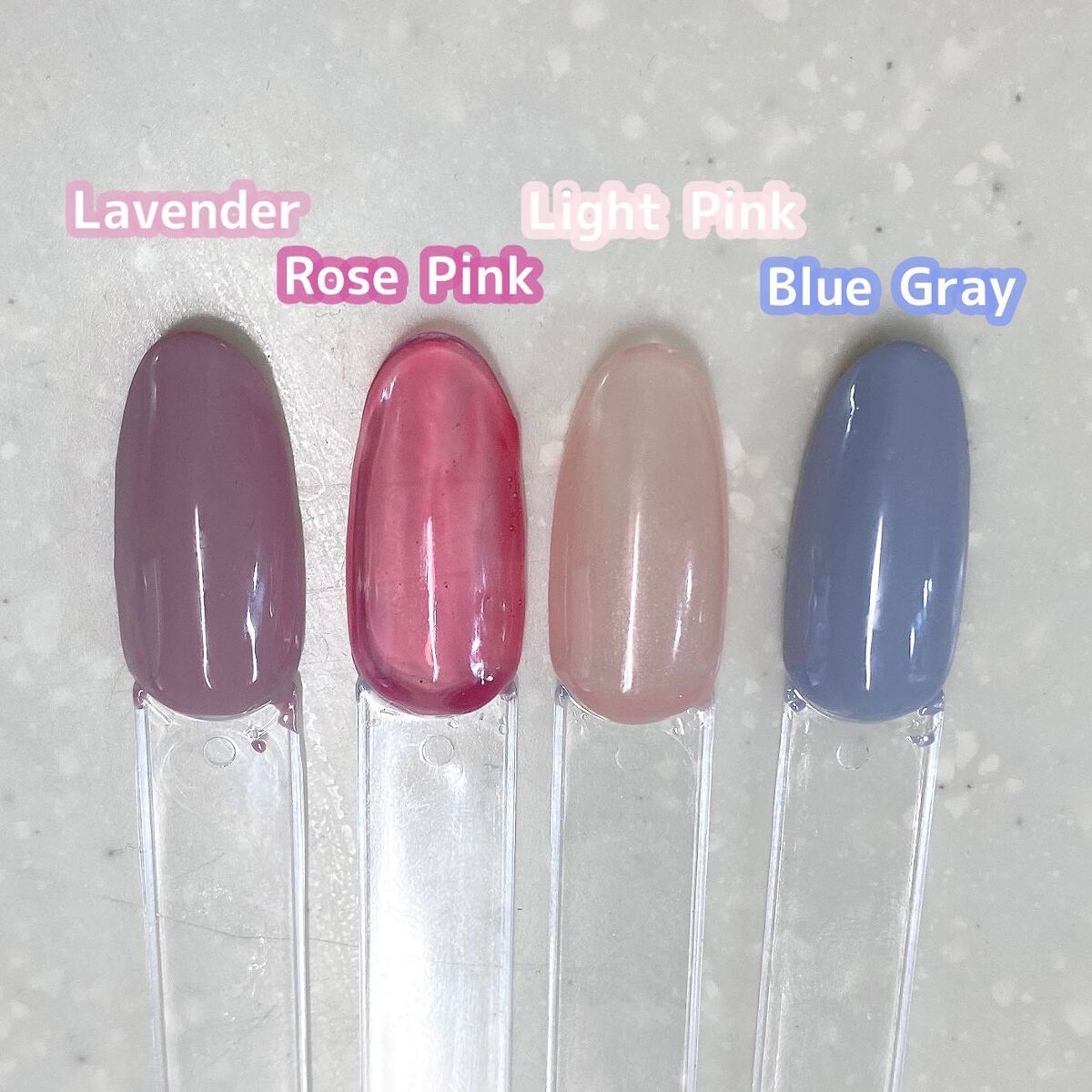 BRG ジェルネイル 28 ラベンダー/DAISO/ジェルネイルを使ったクチコミ（2枚目）