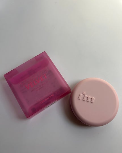 ワンダーベルベットラスティングクッション/i’m meme/クッションファンデーションを使ったクチコミ(1枚目)