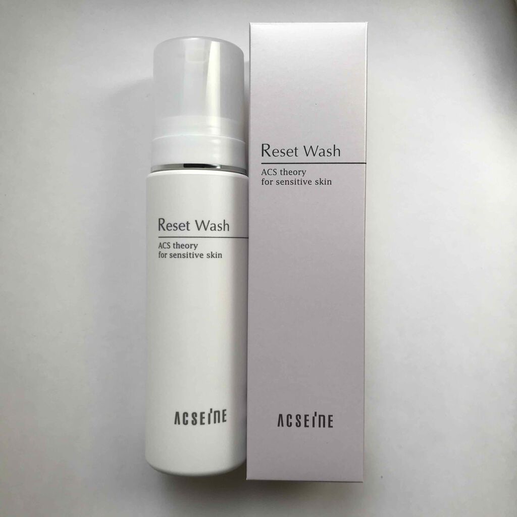 リセット ウォッシュ/ACSEINE/泡洗顔を使ったクチコミ（1枚目）