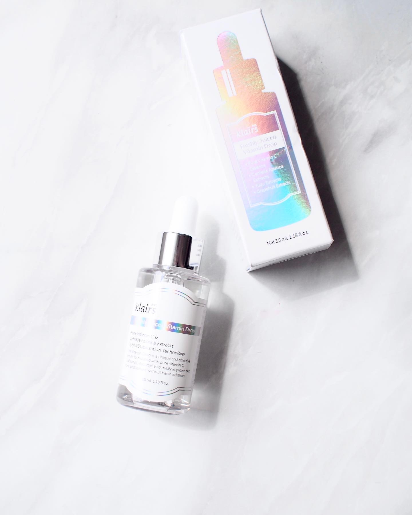 フレッシュリージュースドビタミンドロップ(35ml)/Klairs/美容液を使ったクチコミ（1枚目）