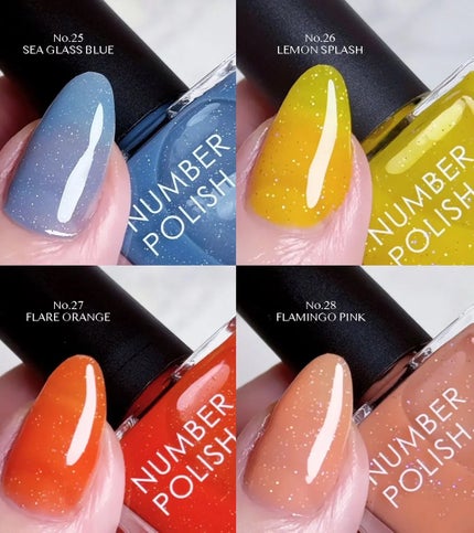 NUMBER POLISH  25 SEA-GLASS BLUE/D-UP/マニキュアを使ったクチコミ(1枚目)