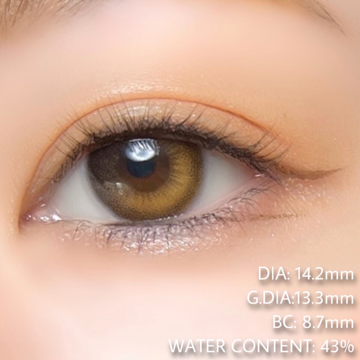 デームードブラウンマンスリー (DAYMOOD BROWN monthly)/OLOLA/1ヶ月(1MONTH)カラコンを使ったクチコミ(8枚目)