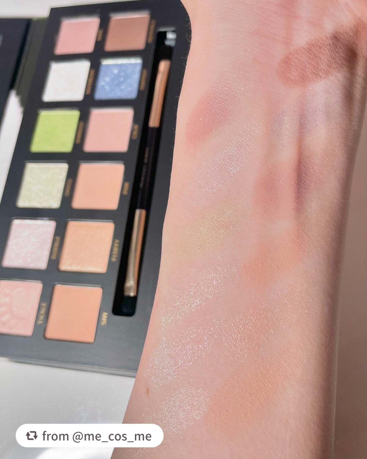 エクスプローラ12色 動物アイシャドウパレット/PERFECT DIARY/アイシャドウパレットを使ったクチコミ(7枚目)