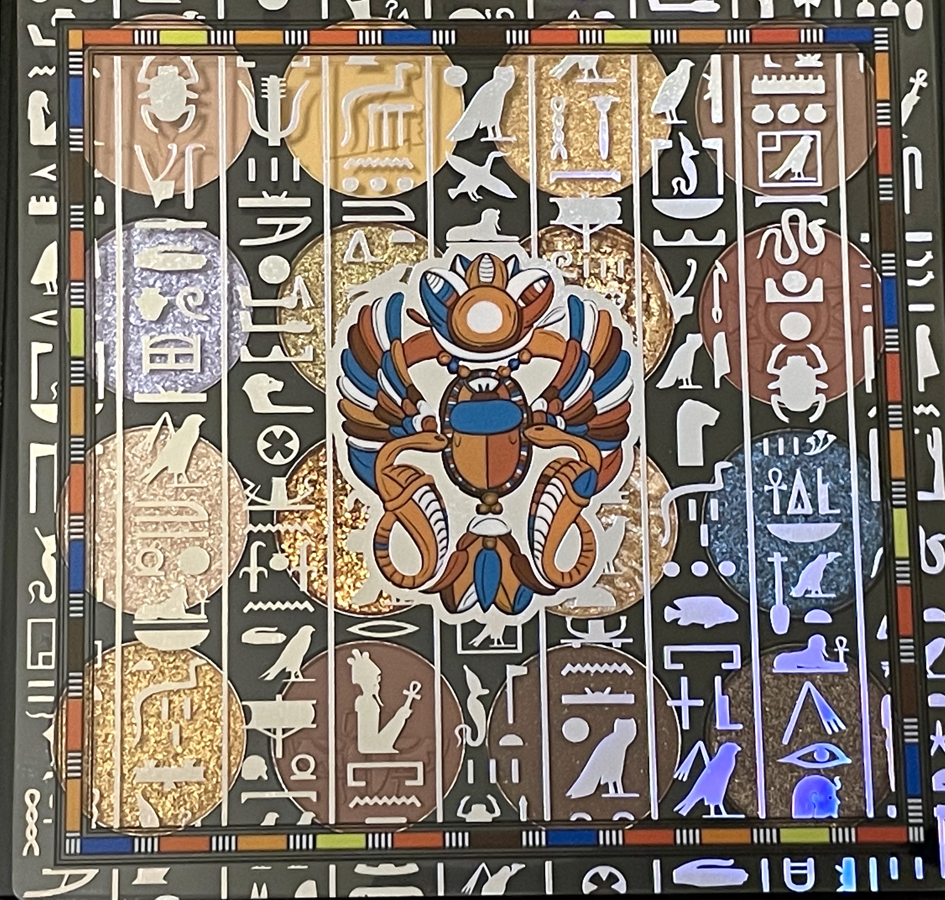 デザートメモリシリーズ 16色アイシャドウパレット/ZEESEA/アイシャドウパレットを使ったクチコミ（2枚目）