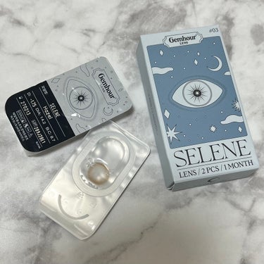 Selene/Gemhour lens/１ヶ月（１MONTH）カラコンを使ったクチコミ（2枚目）