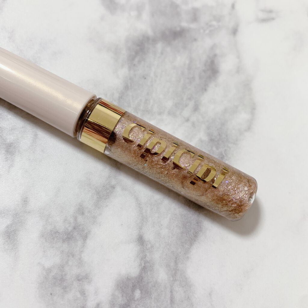 グリッターイルミネーションライナー/CipiCipi/リキッドアイライナーを使ったクチコミ（3枚目）