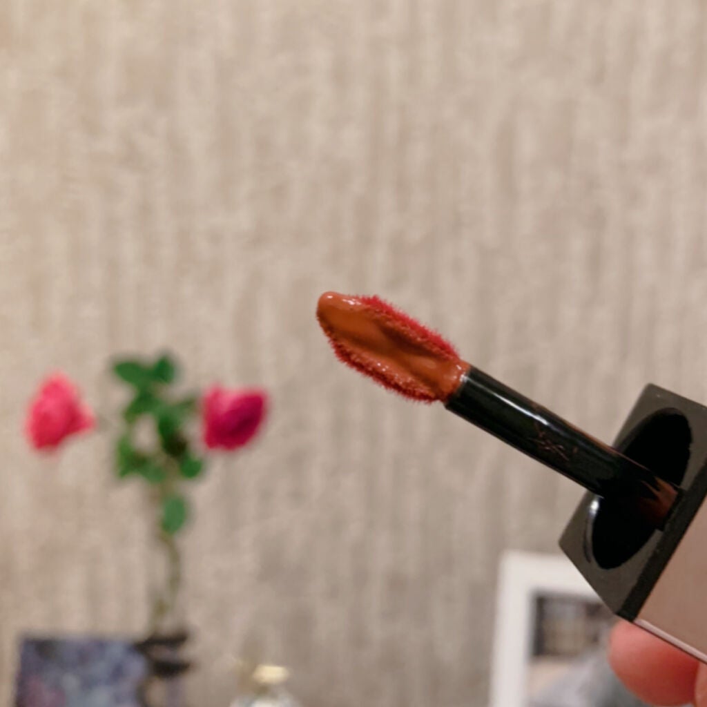 ルージュ ピュールクチュール ヴェルニ ウォーターグロウ/YVES SAINT LAURENT BEAUTE/口紅を使ったクチコミ(2枚目)