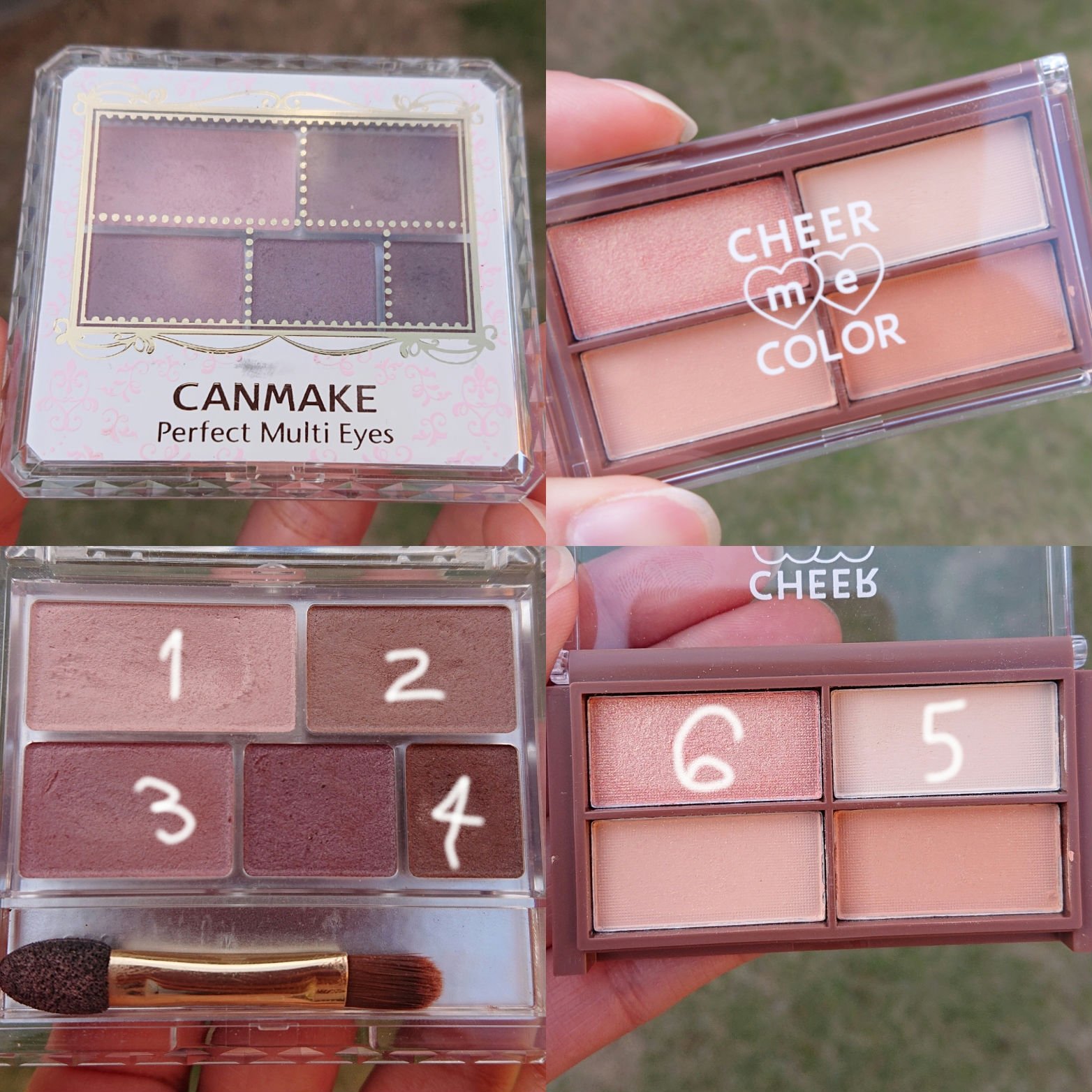 パーフェクトマルチアイズ/キャンメイク/アイシャドウパレットを使ったクチコミ（3枚目）