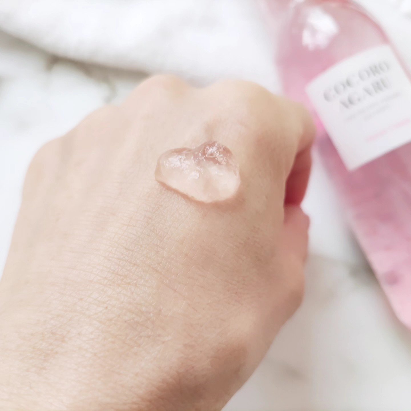 クレンジングジュレ シャルドネミックス/cocoroagaru/クレンジングジェルを使ったクチコミ（3枚目）