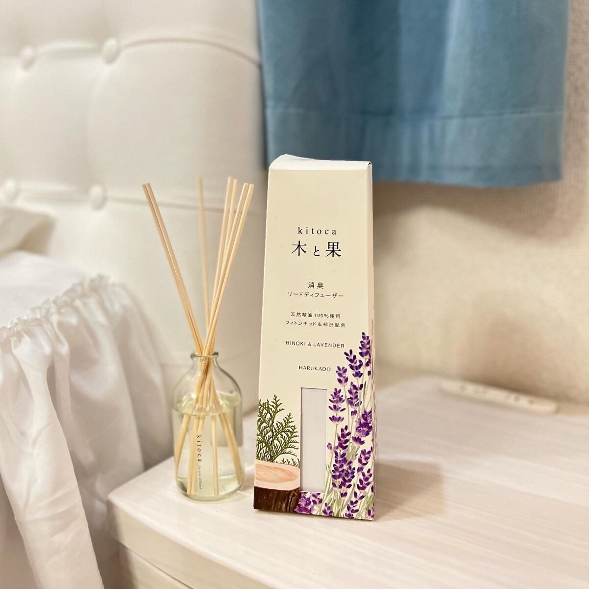 消臭リードディフューザー/Kitoca　木と果/ルームフレグランスを使ったクチコミ（1枚目）