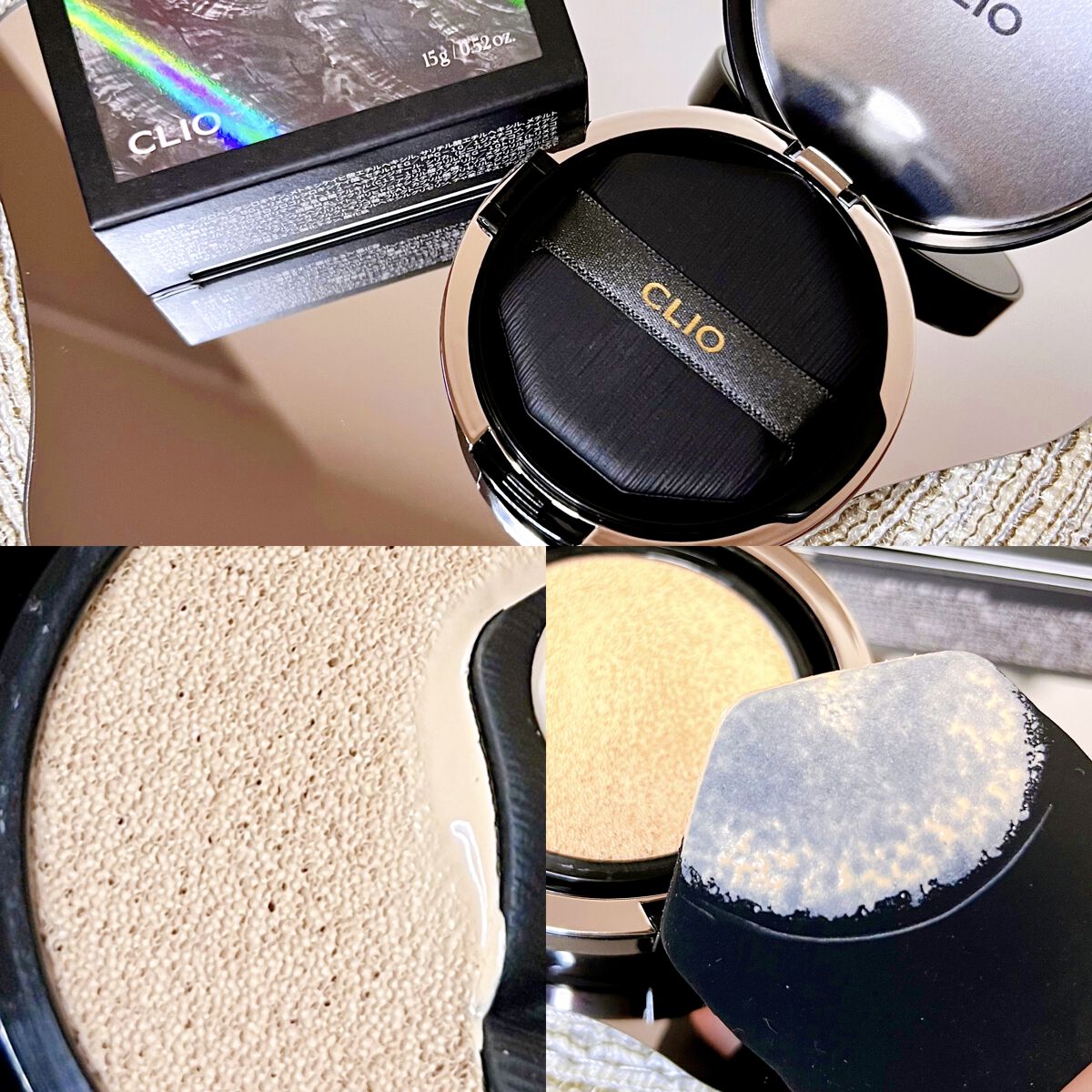 キル カバー フィクサー クッション/CLIO/クッションファンデーションを使ったクチコミ（2枚目）