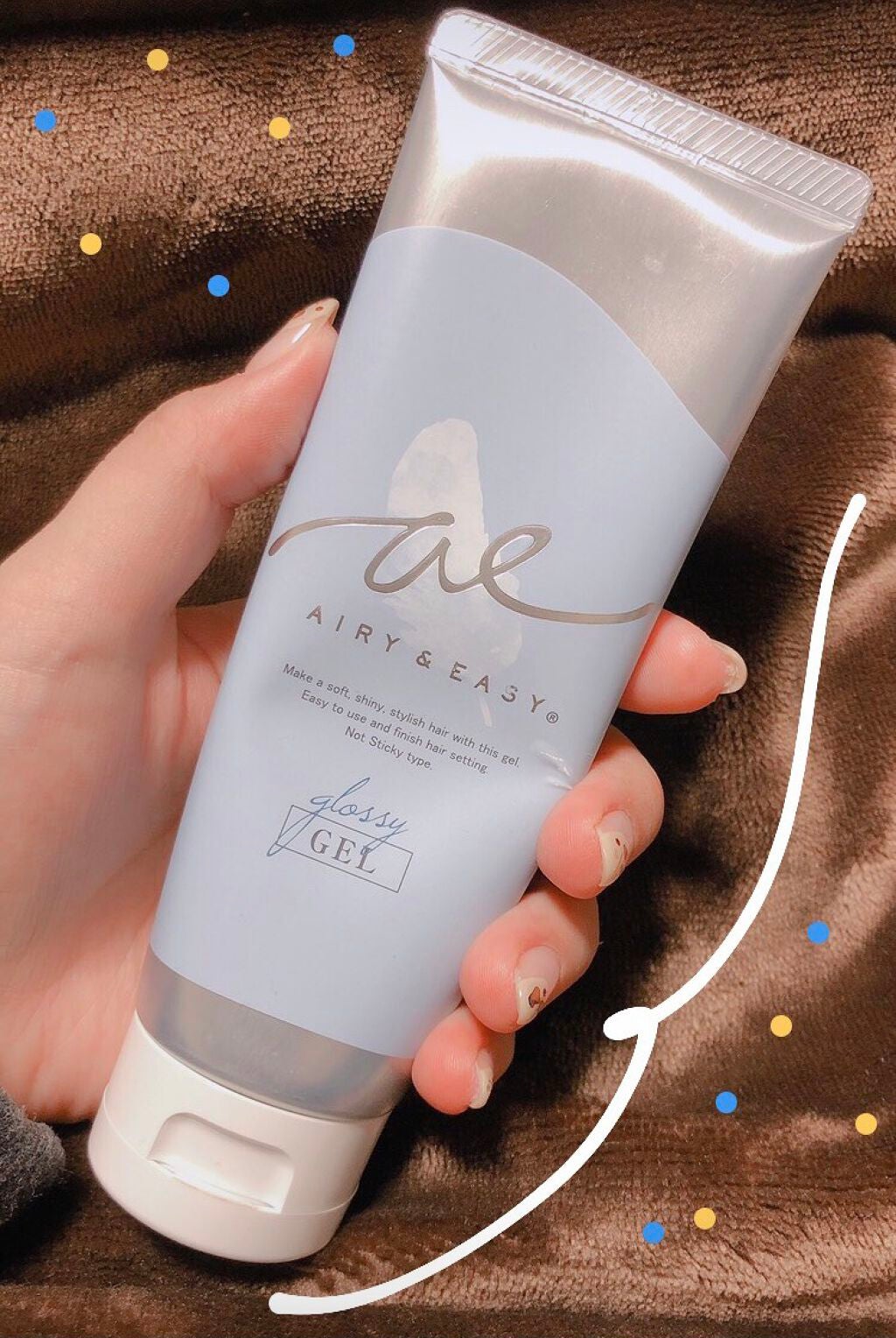 グロッシーヘアジェル/エアリー&イージー/ヘアジェルを使ったクチコミ(1枚目)