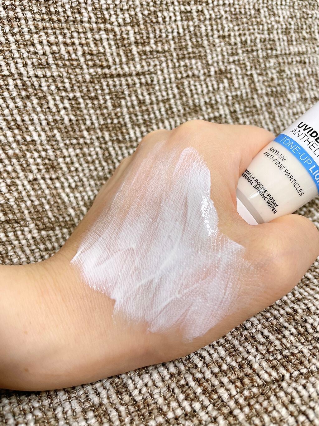 UVイデア XL プロテクショントーンアップ/ラ ロッシュ ポゼ/日焼け止めクリームを使ったクチコミ(3枚目)