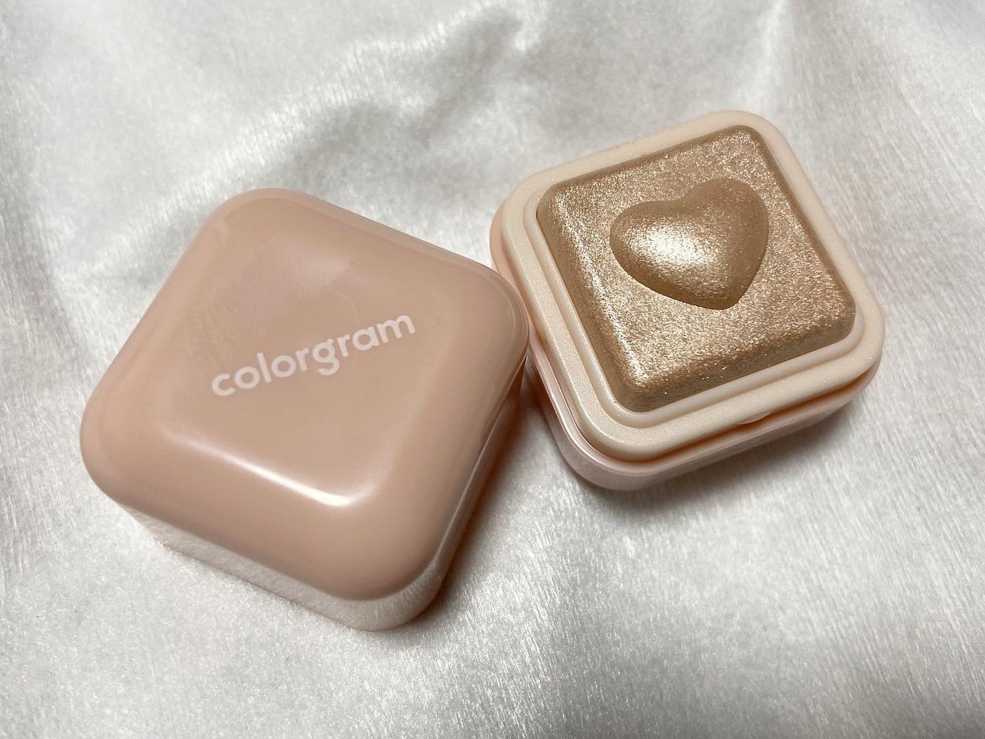 ミルクブリンハートライター/Colorgram/パウダーハイライトを使ったクチコミ(1枚目)