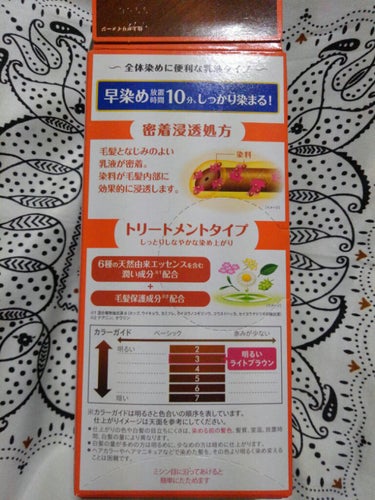 ビゲン スピーディカラー乳液のクチコミ「《ビゲン　スピーディカラー乳液》
3 明るいライトブラウン

染まり具合は普通?だったけど、頭.....」（2枚目）