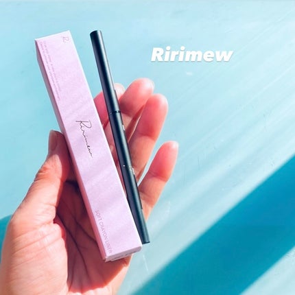 リリミュウ ソフトクレヨンライナー 01 ブラック/Ririmew/ペンシルアイライナーの画像