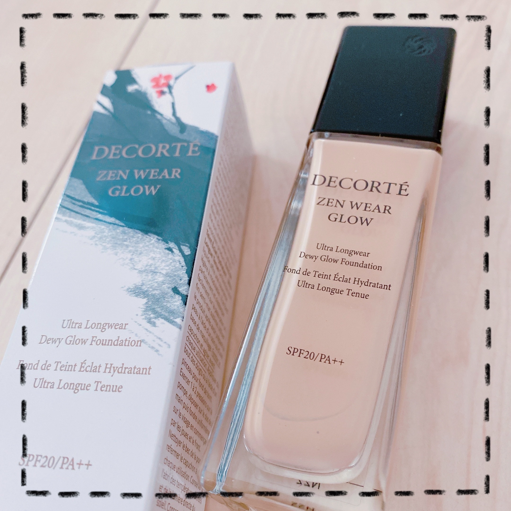 ゼン ウェア グロウ N22/DECORTÉ/リキッドファンデーションを使ったクチコミ（1枚目）