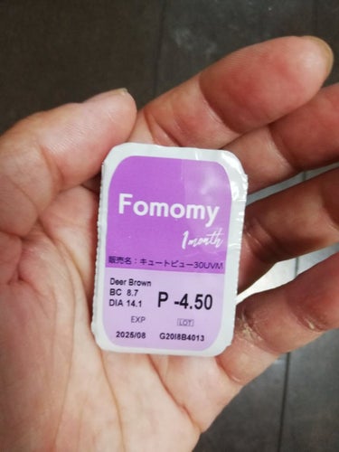 Fomomy 1 month/FOMOMY/カラーコンタクトレンズを使ったクチコミ（2枚目）