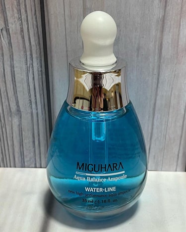 MIGUHARA Aqua Balance Ampouleのクチコミ「MIGUHARA
♡アクアバランスアンプル♡
⁡
~お肌の水分をぎゅっと捕まえる~
⁡
コロン.....」（2枚目）