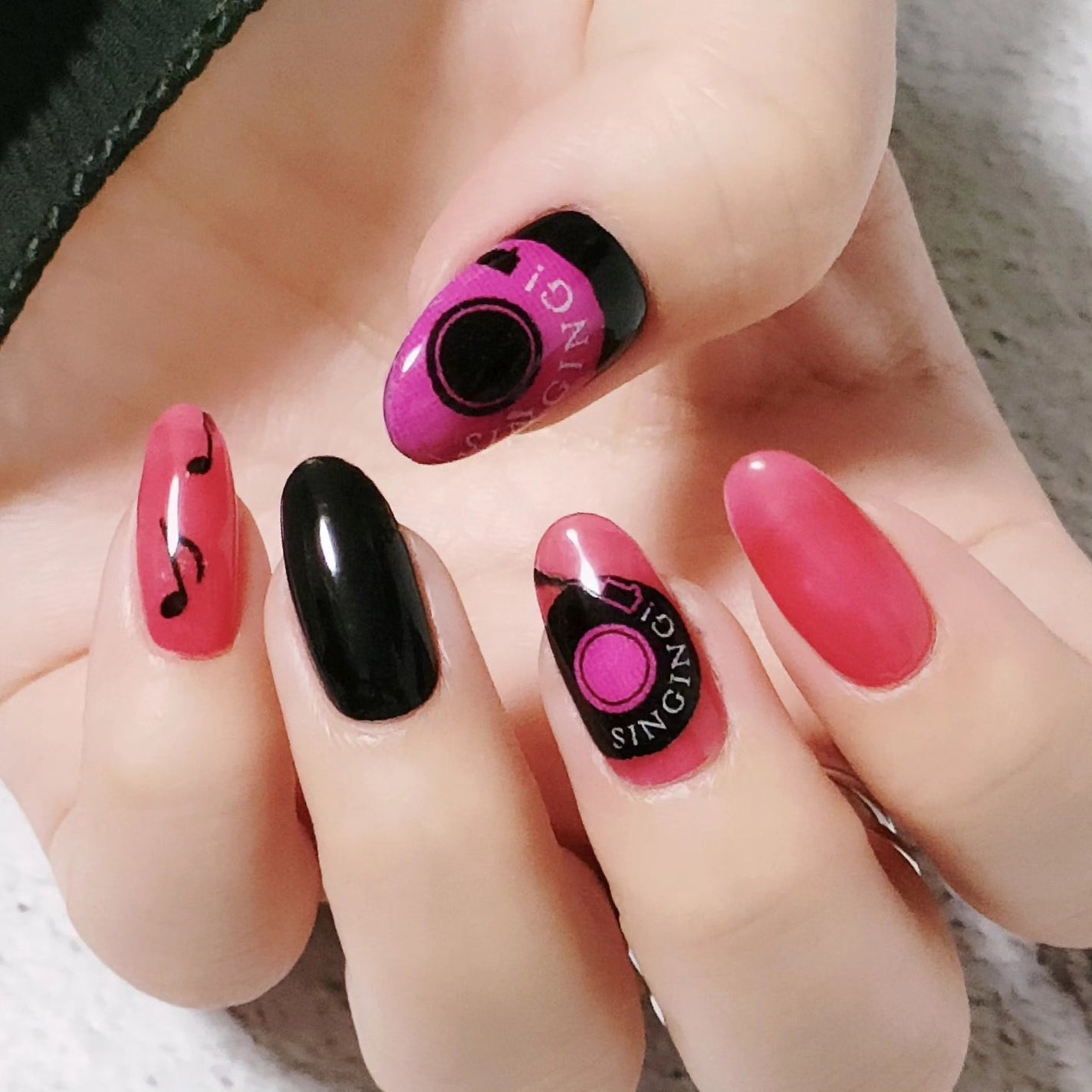 セミキュアジェルネイル(ハンド)/ohora/ネイルシールを使ったクチコミ(5枚目)