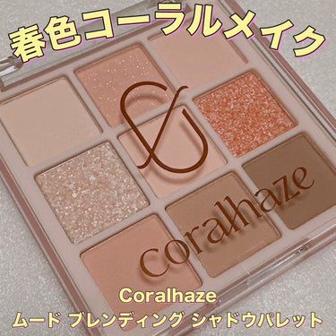 ムードブレンディングシャドウパレット/CORALHAZE/パウダーアイシャドウを使ったクチコミ（1枚目）