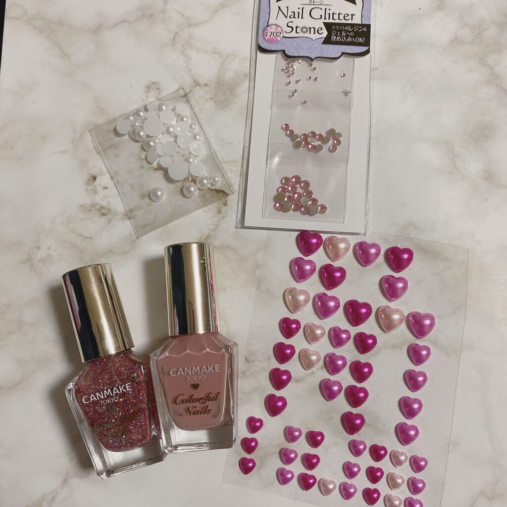 ネイルパーツ/セリア/ネイルチップ・パーツを使ったクチコミ（2枚目）