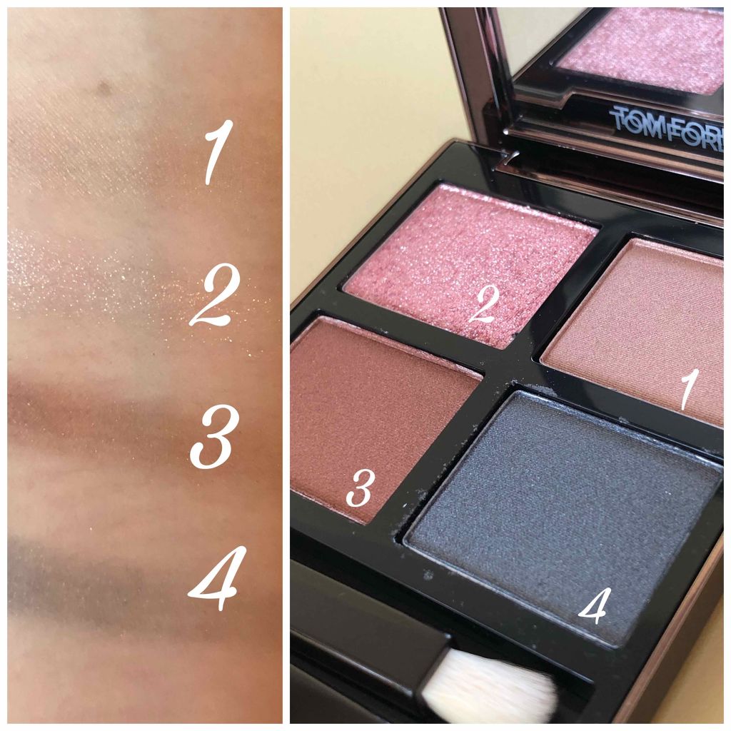 アイ カラー クォード/TOM FORD BEAUTY/アイシャドウパレットを使ったクチコミ（2枚目）