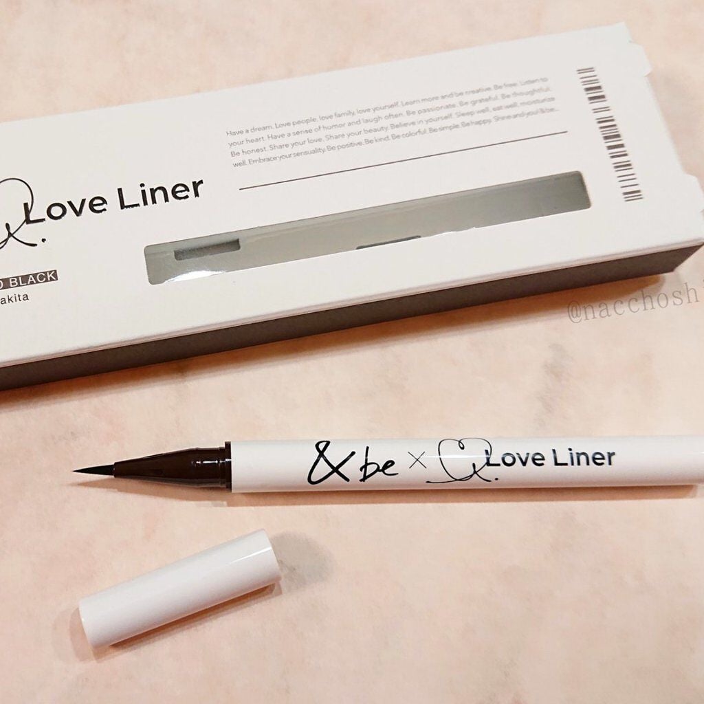 リキッドアイライナー/&be/リキッドアイライナーを使ったクチコミ(2枚目)