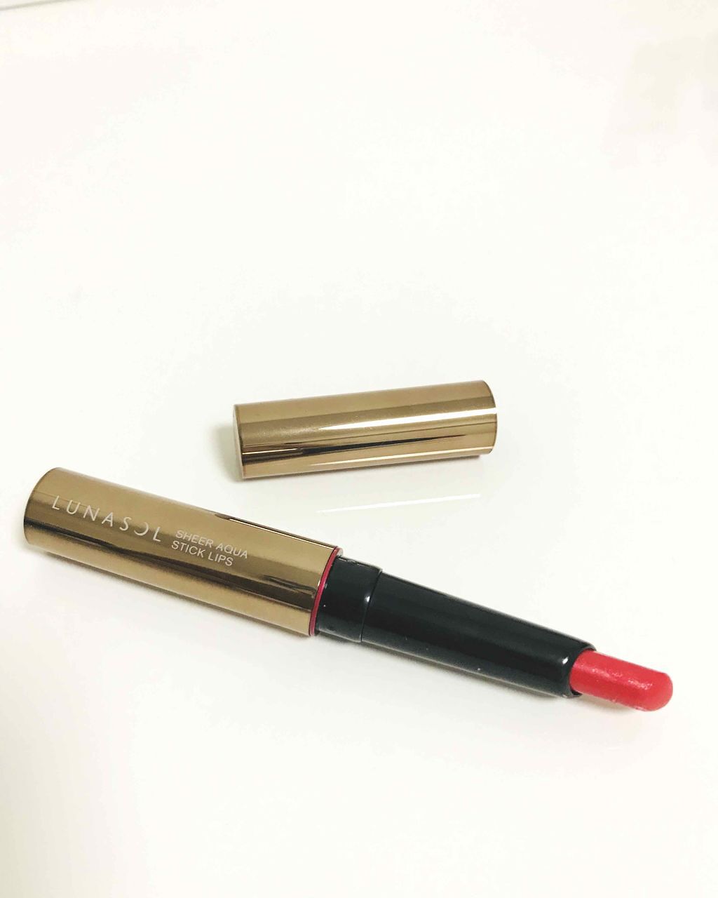 シアーアクアスティックリップス/LUNASOL/口紅を使ったクチコミ(1枚目)