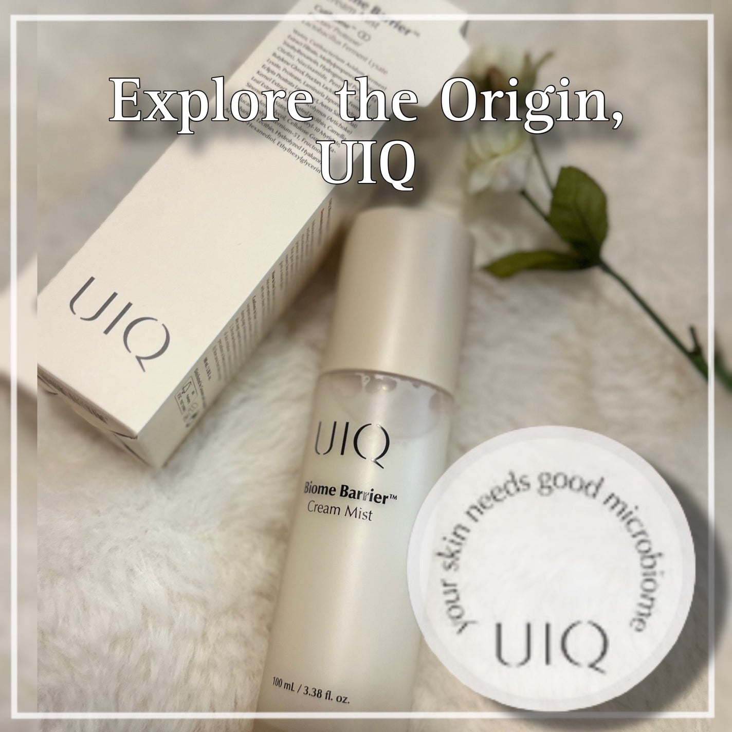 バイオームバリア クリームミスト/UIQ/ミスト状化粧水を使ったクチコミ(1枚目)