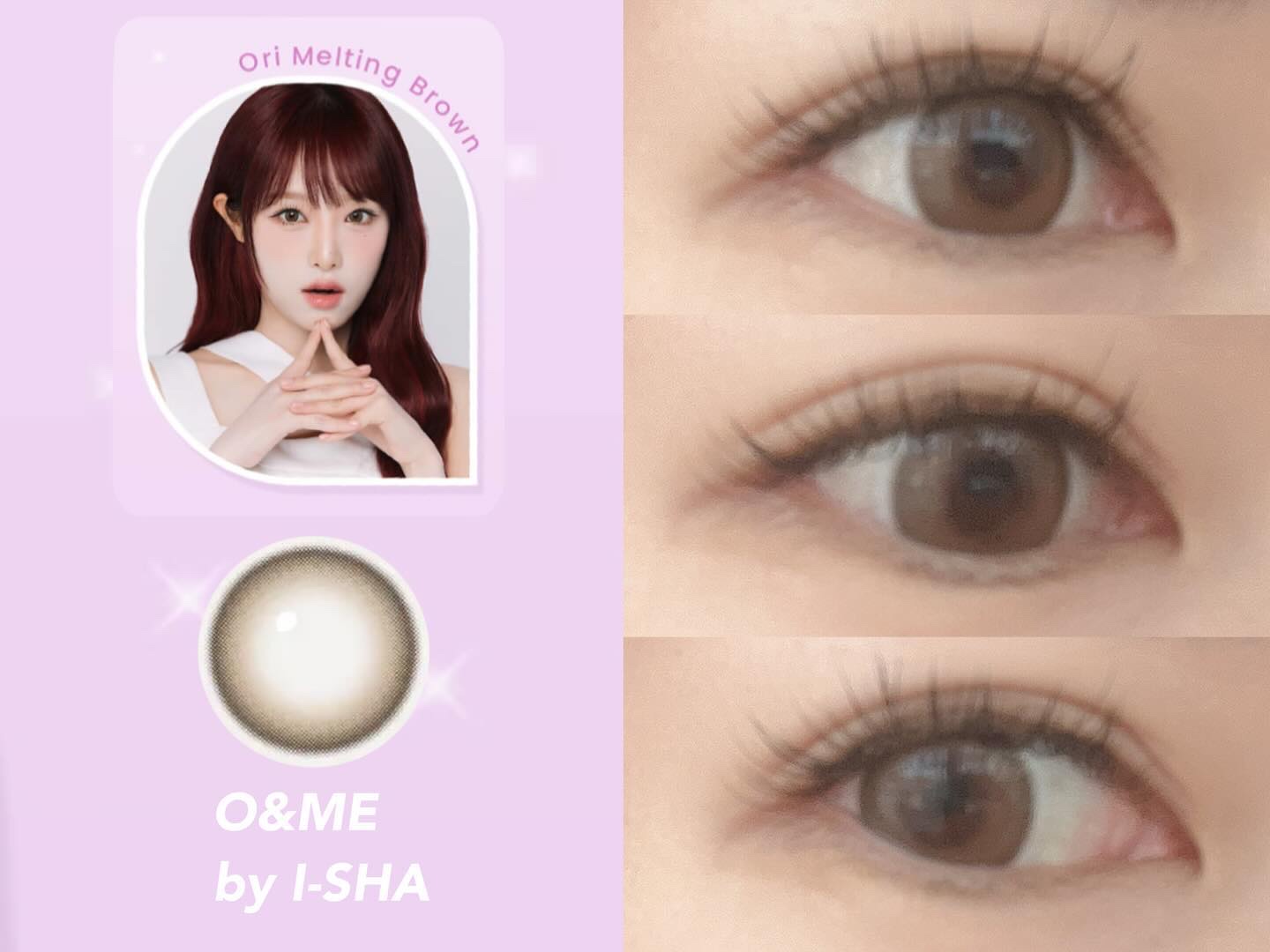 O&ME/i-sha/ワンデー（１DAY）カラコンを使ったクチコミ（1枚目）