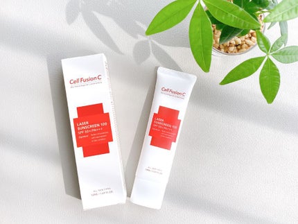 レーザーサンスクリーン 100/Cell Fusion C(セルフュージョンシー)/日焼け止めクリームを使ったクチコミ(1枚目)