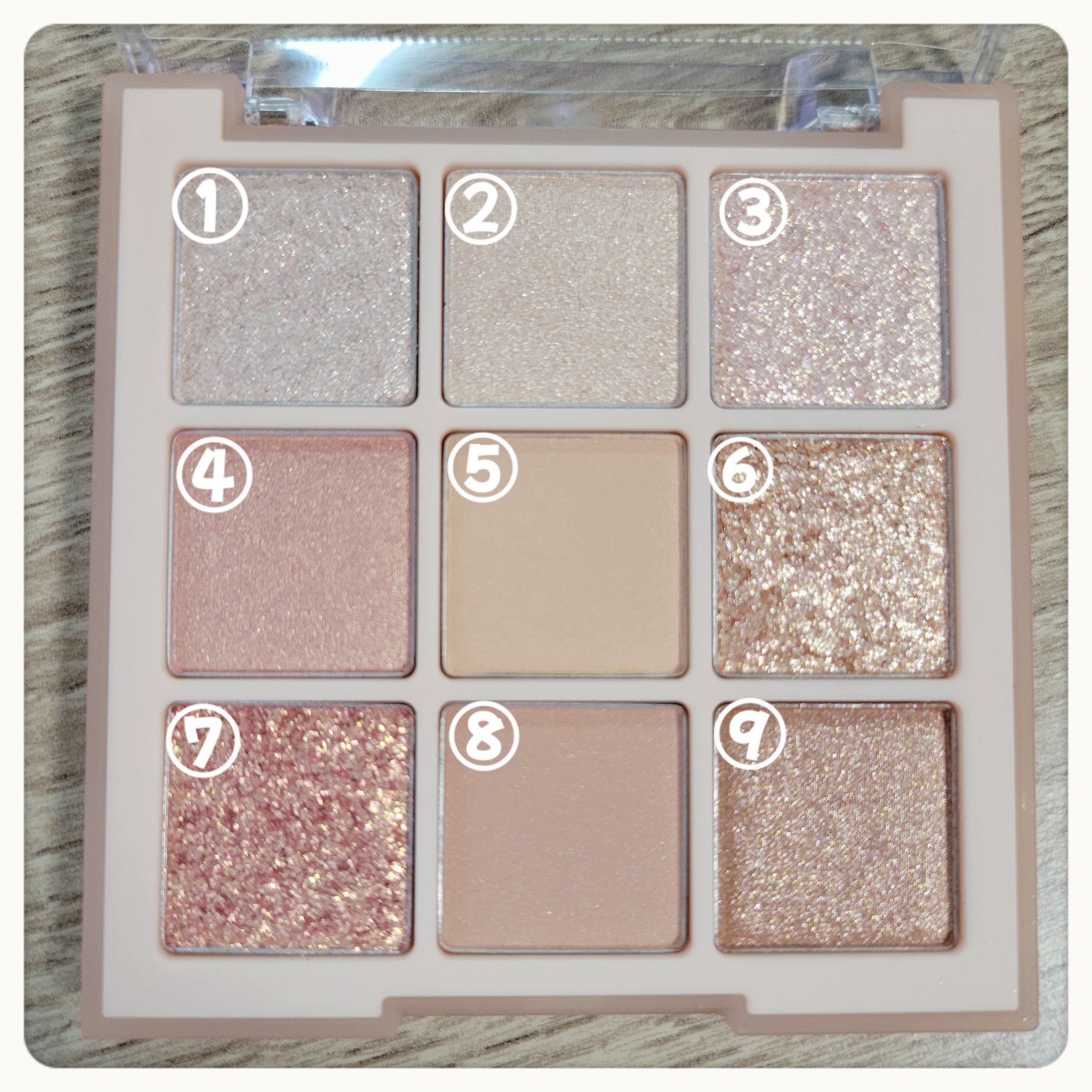 シャドウパレット/dasique/アイシャドウパレットを使ったクチコミ（2枚目）