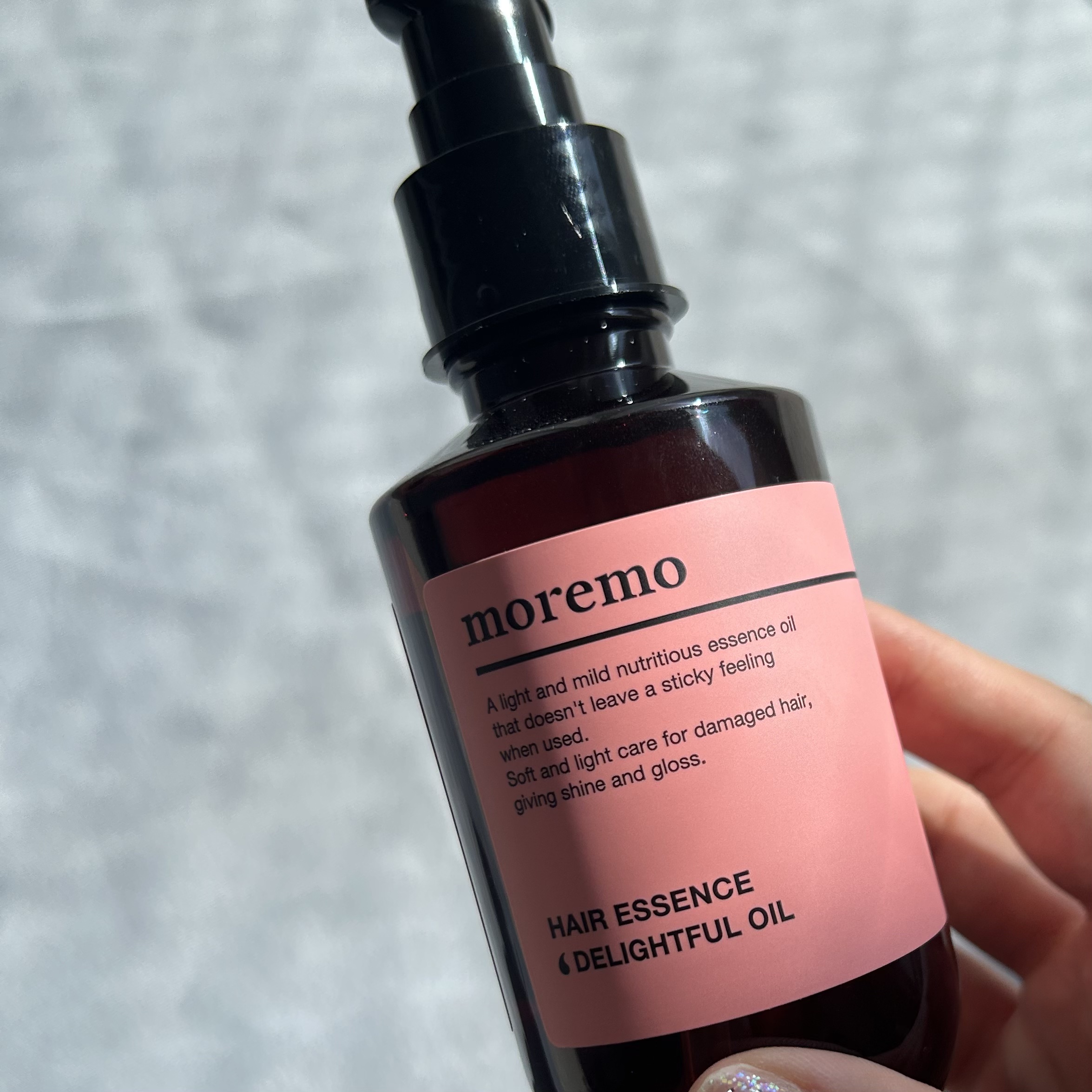 ヘアエッセンスディライトフルオイル 70ml / Hair Essence Delightful Oil 70ml 150ml/moremo/ヘアオイルを使ったクチコミ（2枚目）