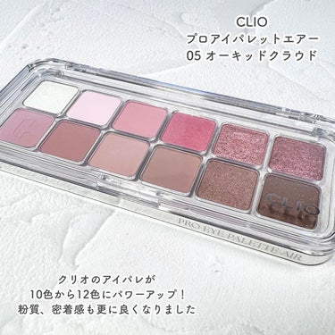 プロ アイ パレット エアー/CLIO/アイシャドウパレットを使ったクチコミ（2枚目）