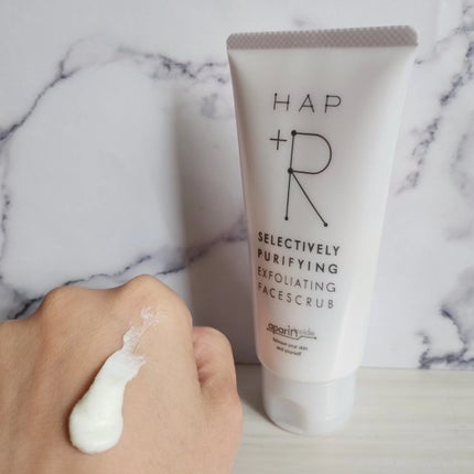 フェイススクラブ /HAP+R/スクラブ・ゴマージュを使ったクチコミ(2枚目)