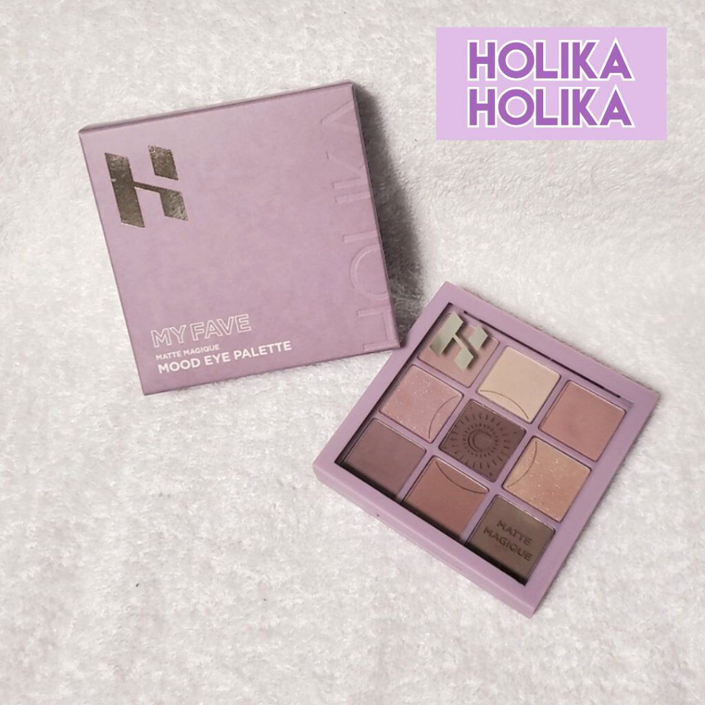 マイフェイブムードアイパレット 9カラー/HOLIKA HOLIKA/アイシャドウパレットを使ったクチコミ（1枚目）