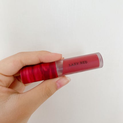 LAZY RED MATTE LIP/too cool for school/口紅を使ったクチコミ(2枚目)
