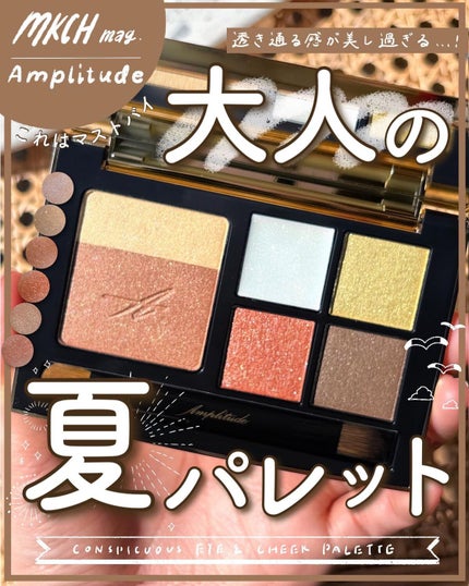 コンスピキュアス アイ&チークカラーパレット リミテッドコレクション a/Amplitude/アイシャドウパレットを使ったクチコミ(1枚目)