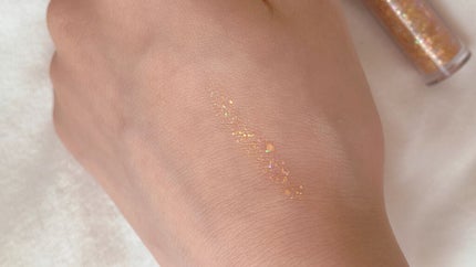 リキッド グリッター シャドウ/rom&nd/グリッターを使ったクチコミ(2枚目)