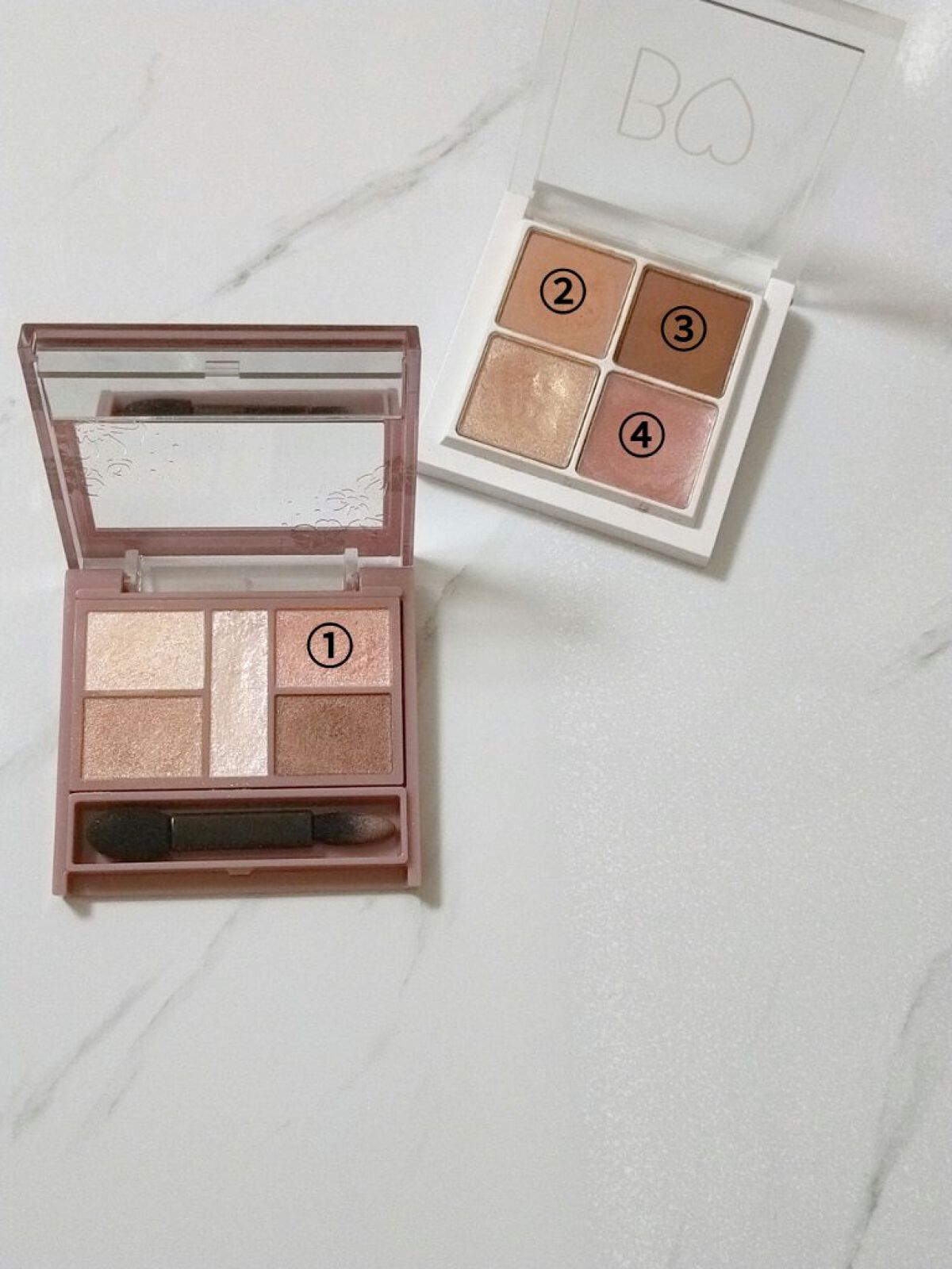 THE アイパレR/b idol/アイシャドウパレットを使ったクチコミ（2枚目）