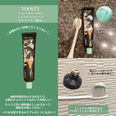トゥースペースト ミントチョコレート/TOOSTY/歯磨き粉の画像