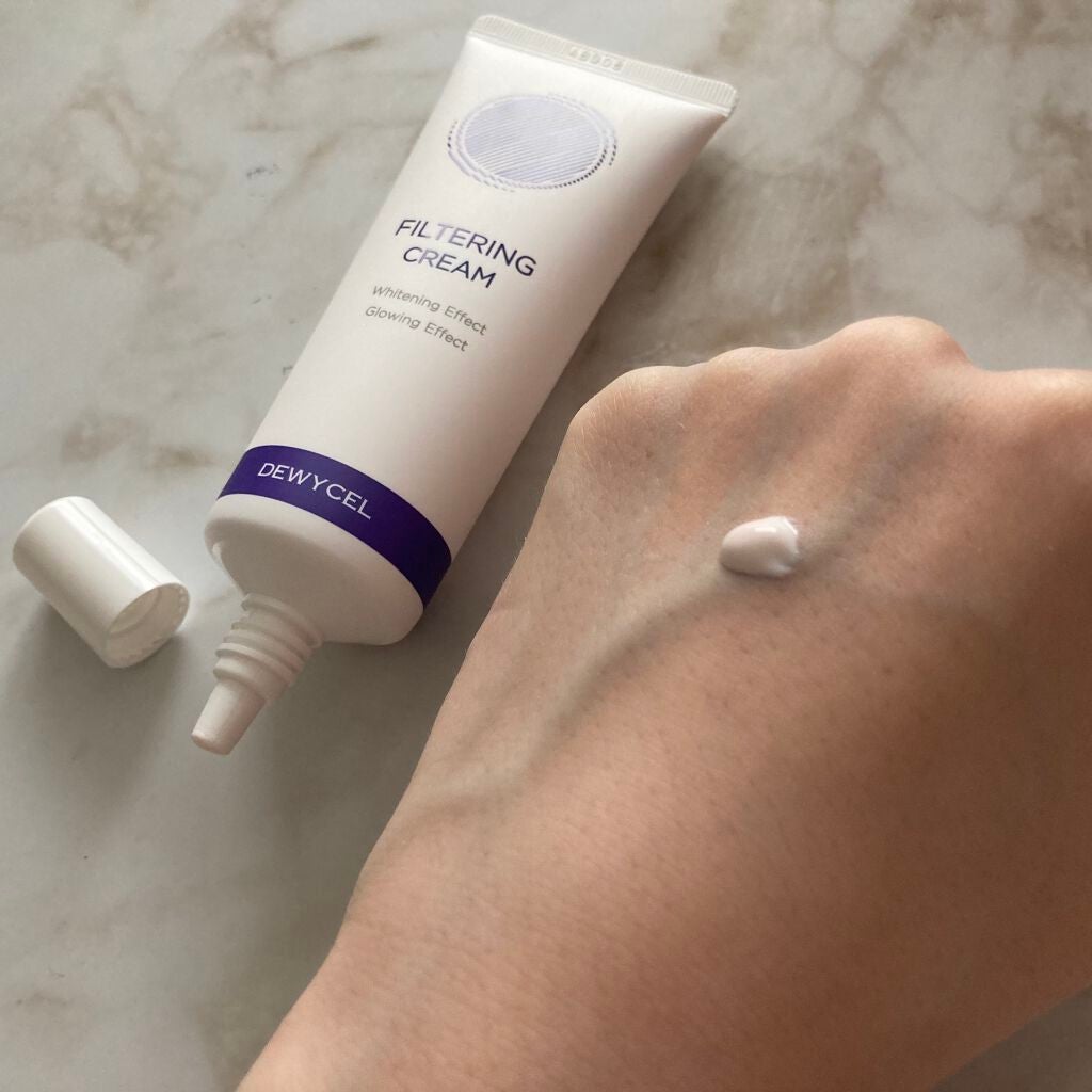フィルタリングクリーム/DEWYCEL/日焼け止めクリームを使ったクチコミ(2枚目)