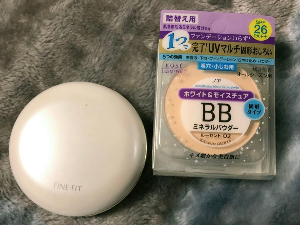 フェイスパウダー NOAH 試してみた】ノア ホワイト&モイスチュア BBミネラルプレスト