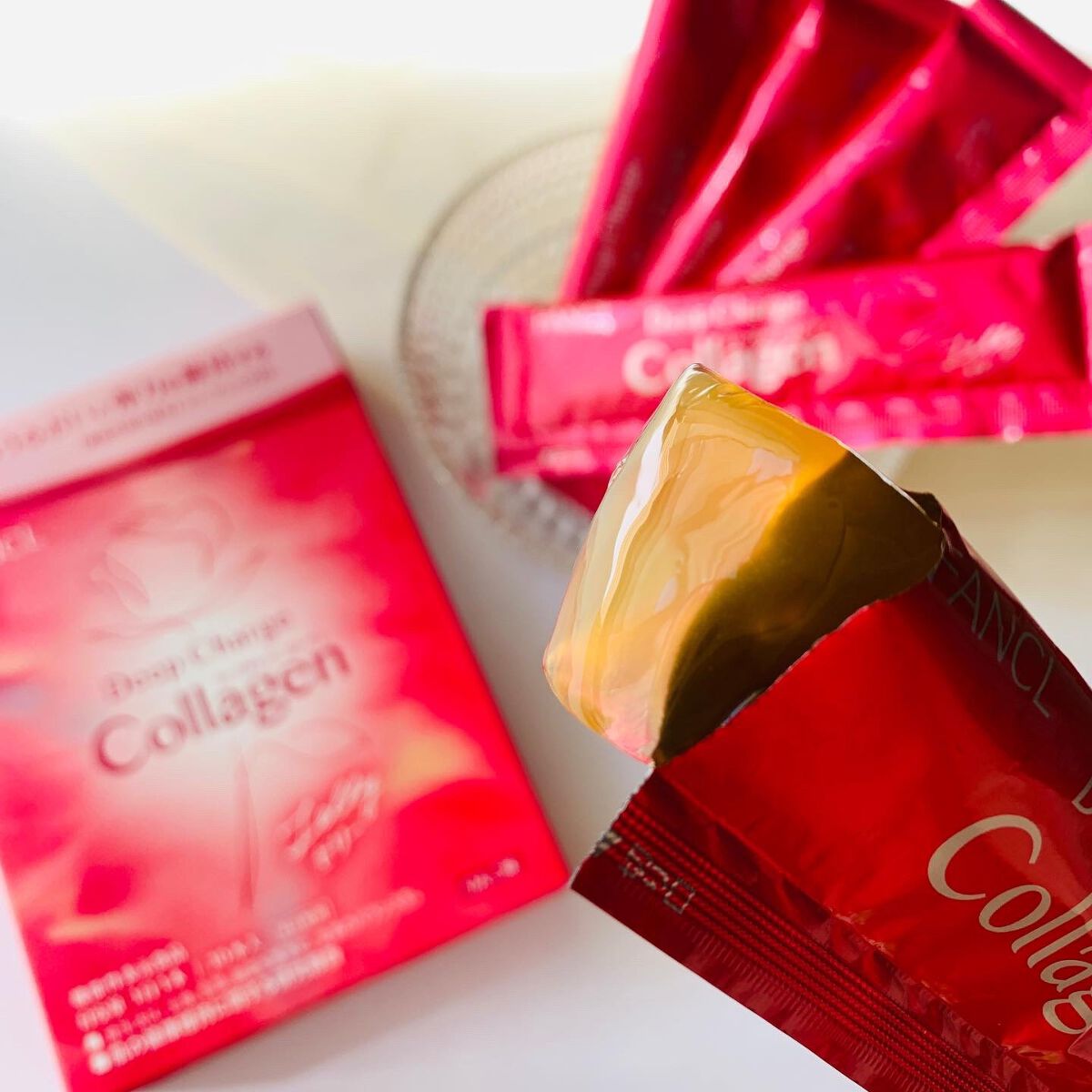 ディープチャージ コラーゲン スティックゼリー/ファンケル/美容サプリメントを使ったクチコミ(2枚目)